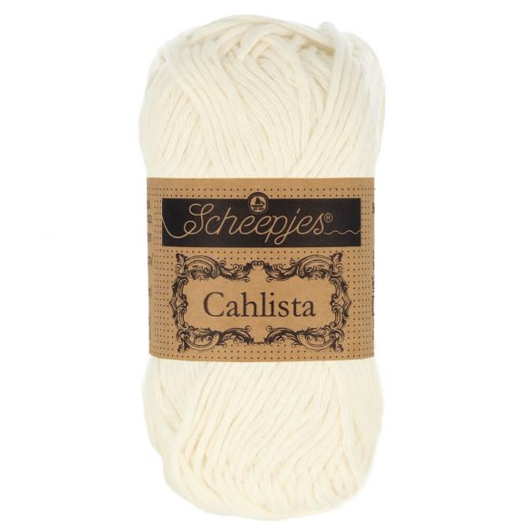 Scheepjes Cahlista Cotton - 105 Bridal White