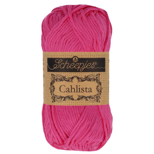Scheepjes Cahlista Cotton - 114 Shocking Pink