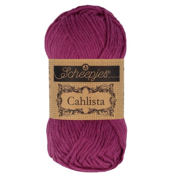 Scheepjes Cahlista Cotton - 128 Tyrian Purple