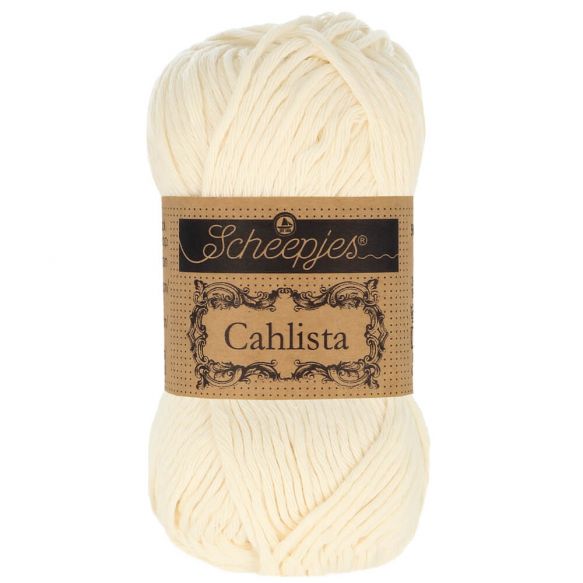 Scheepjes Cahlista Cotton - 130 Old Lace