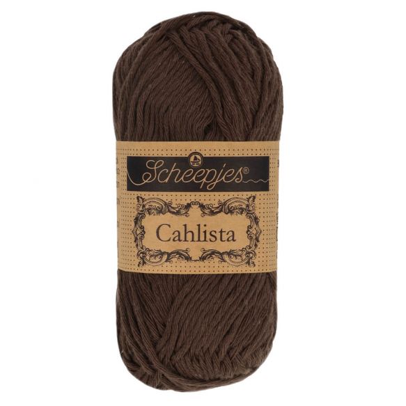 Scheepjes Cahlista Cotton - 162 Black Coffee