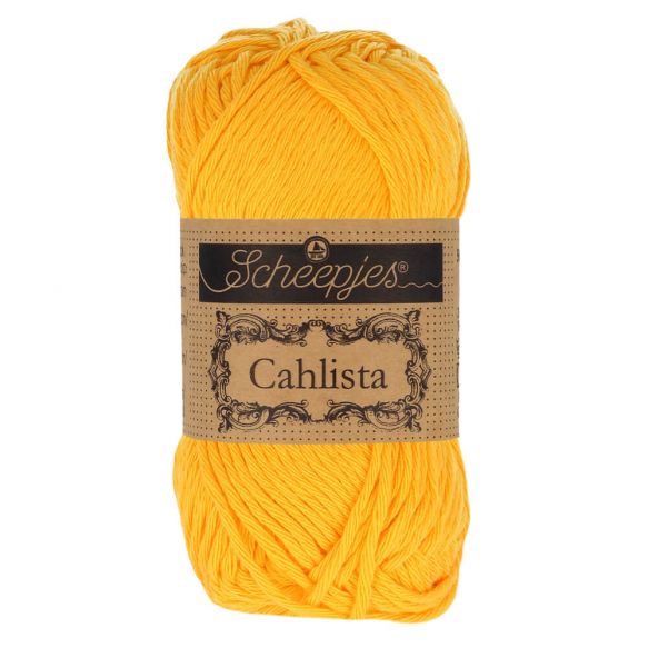 Scheepjes Cahlista Cotton - 208 Yellow Gold