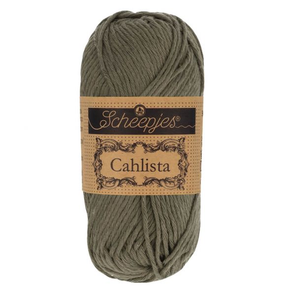 Scheepjes Cahlista cotton - 387 Dark Olive
