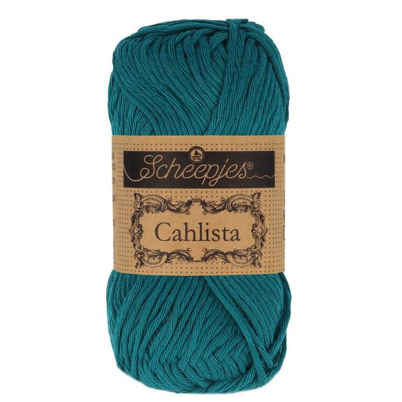 Scheepjes Cahlista Cotton - 401 Dark Teal