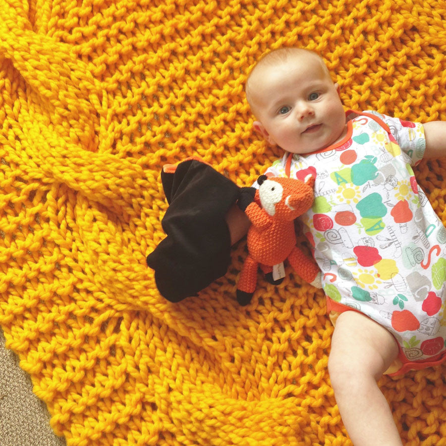 Free pattern: Golden Days blanket