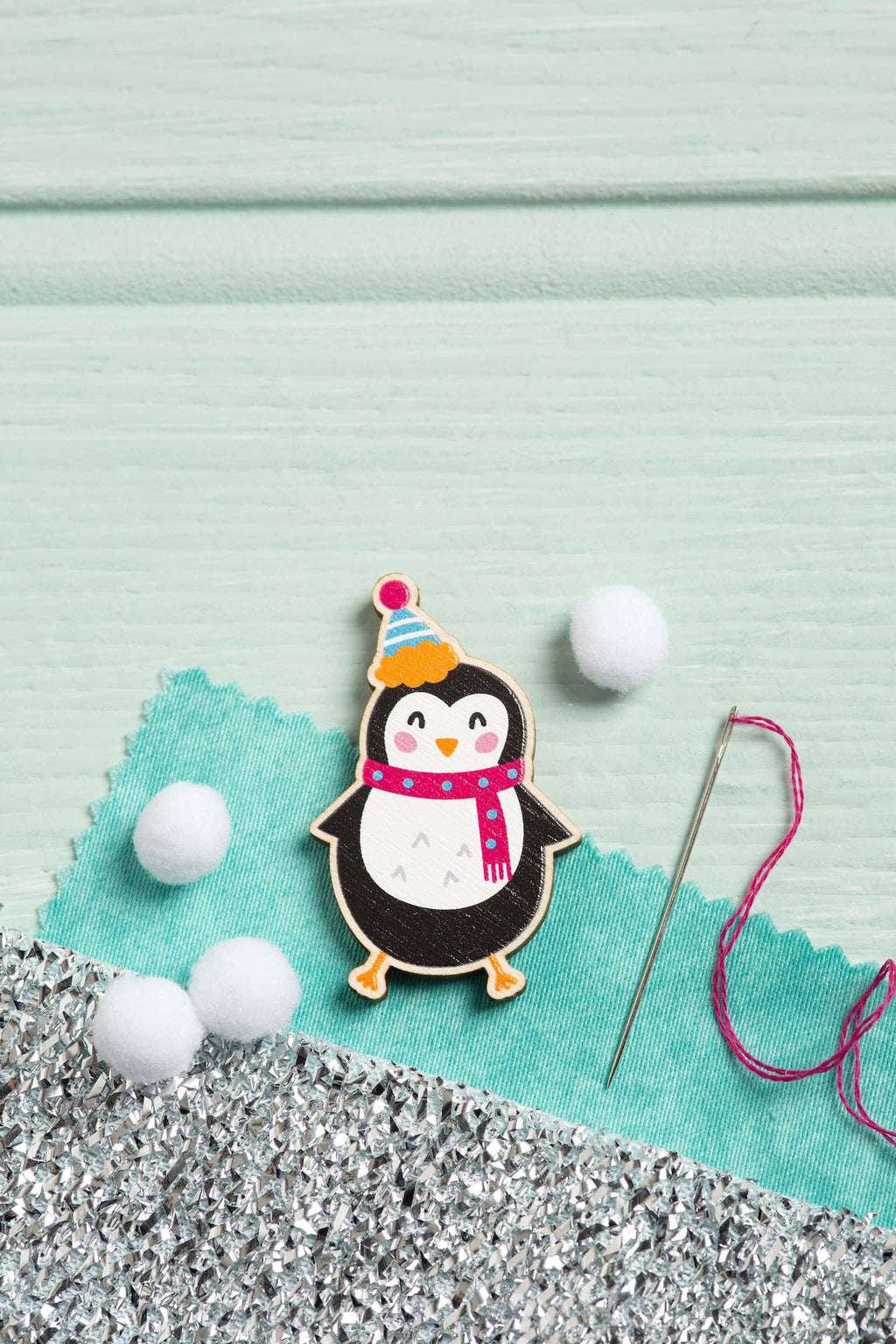 Penguin Magnetic Needle Minder | Gift for Crafters