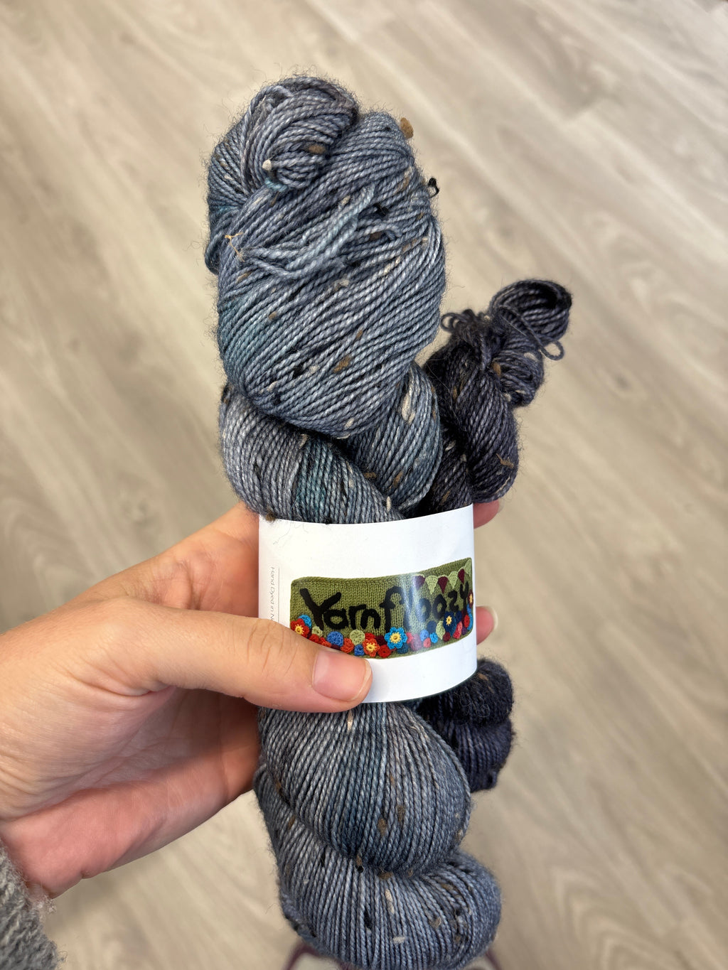 Reloved - Yarnfloozy Donegal Tweed Sock Set (dark greys)