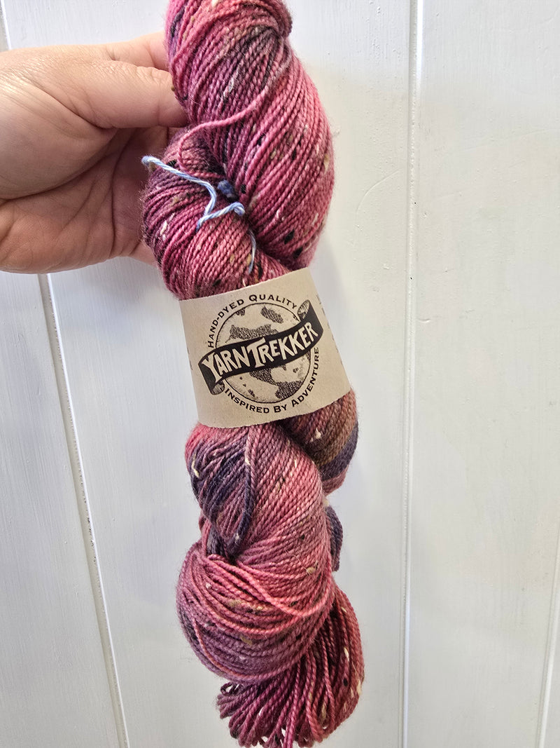 Re-loved: Yarn Trekker Walkabout Tweed - Wine Over Zoom