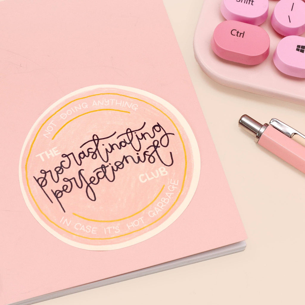 Oh, Laura Vinyl sticker - procrastinating perfectionist