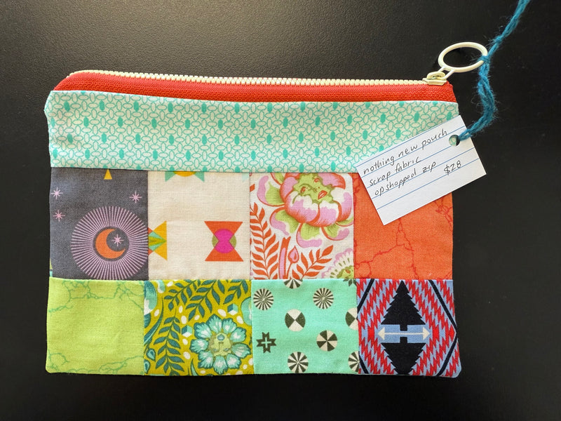 Nothing New Zip Pouch - Flower Face