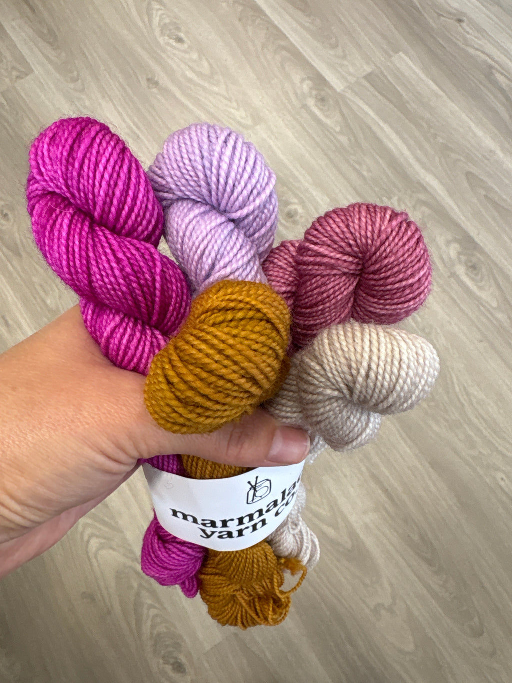 Reloved - Marmalade Yarn Co Sock Set (Berry cheesecake)