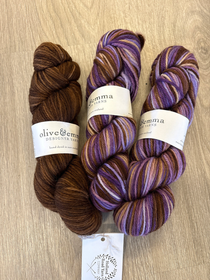 Olive & Emma DK - Wild Heather Set - Re-loved