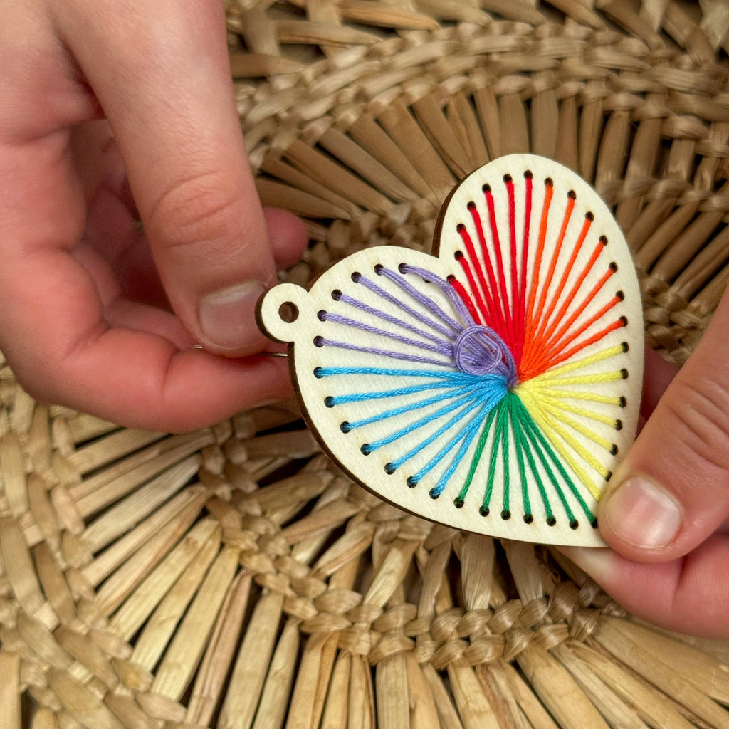 Cotton Twist - Heart Keyring Craft Kit