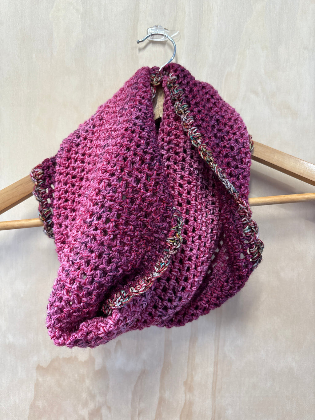 Sage Goods snood - pink twist