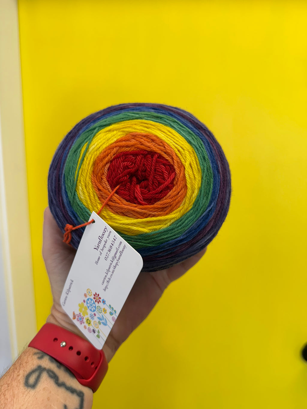 Yarnfloozy 4 ply Rainbow Gradient 200g - Reloved