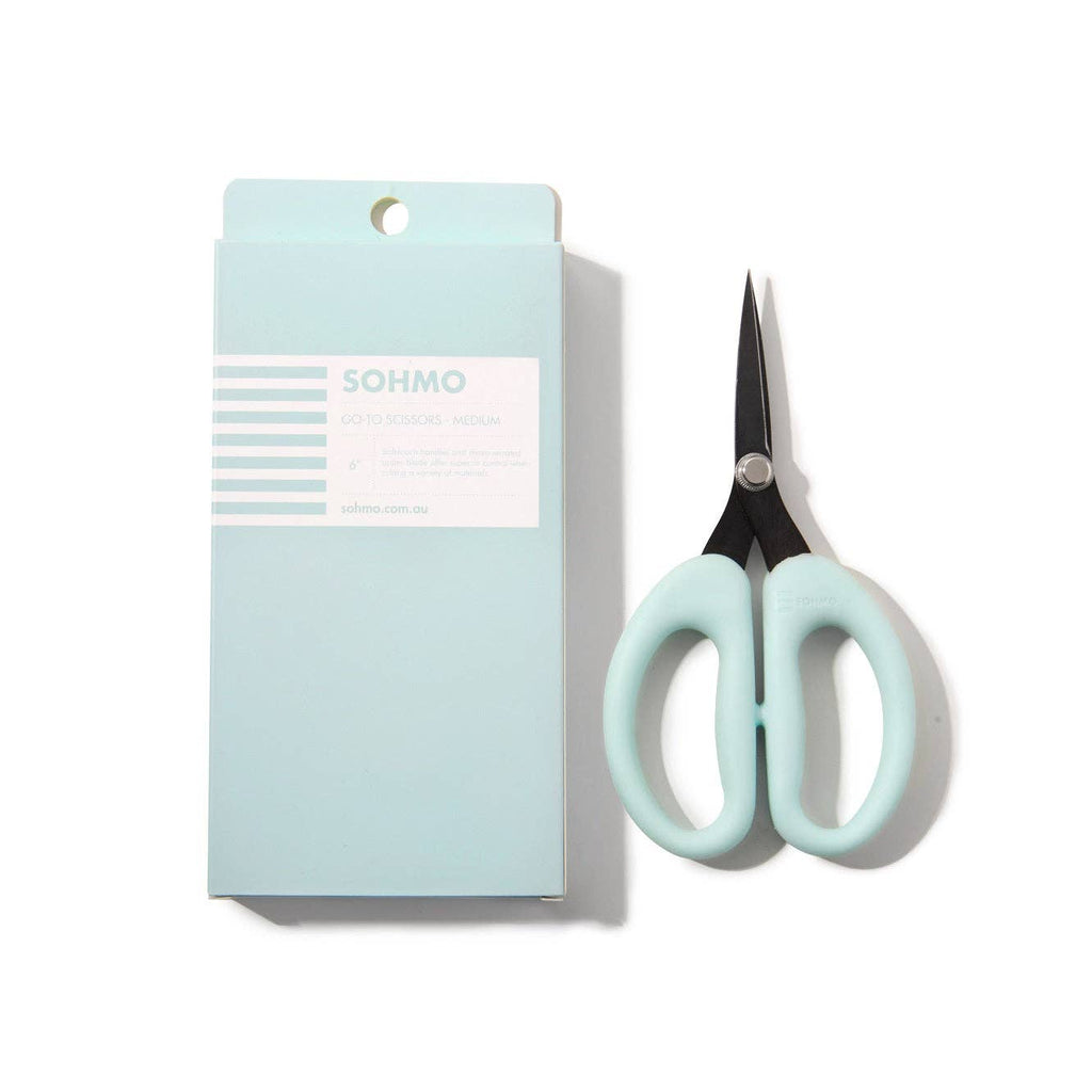 SOHMO Go-To Scissors Medium - 6" Sewing & Craft Scissors with Micro-Serrated Blade