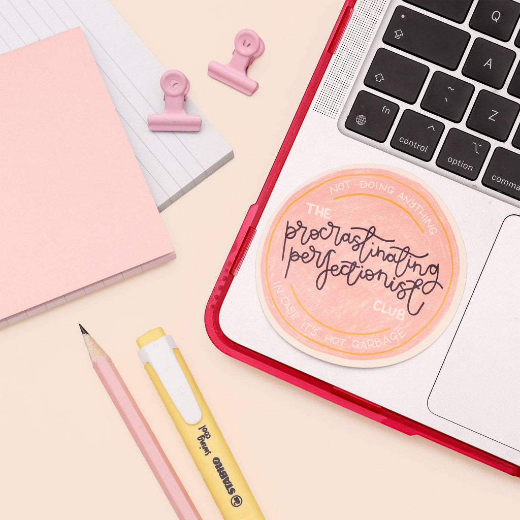 Oh, Laura Vinyl sticker - procrastinating perfectionist