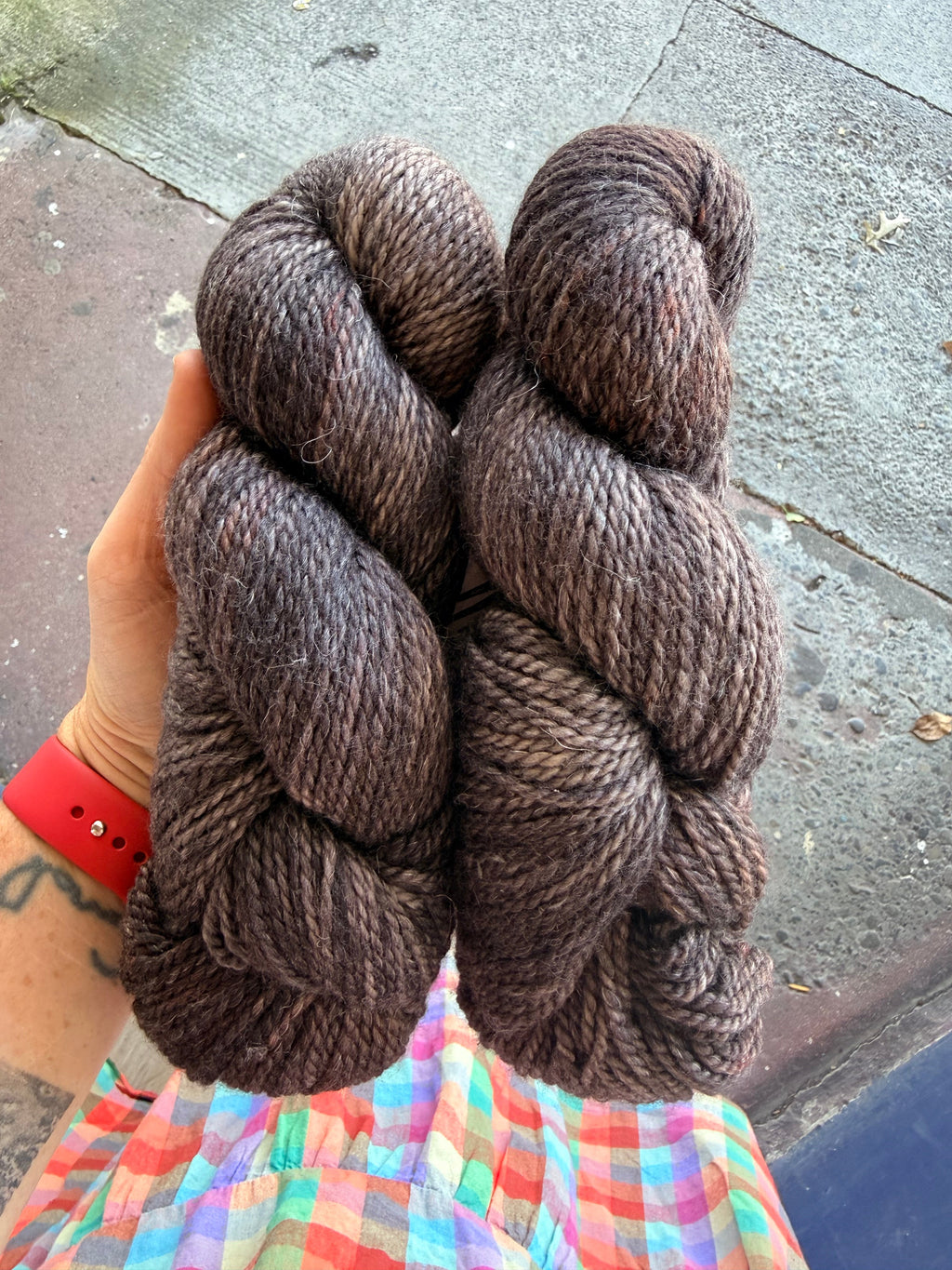 Re-Loved: Worsted Merino/Linen "Stranded"