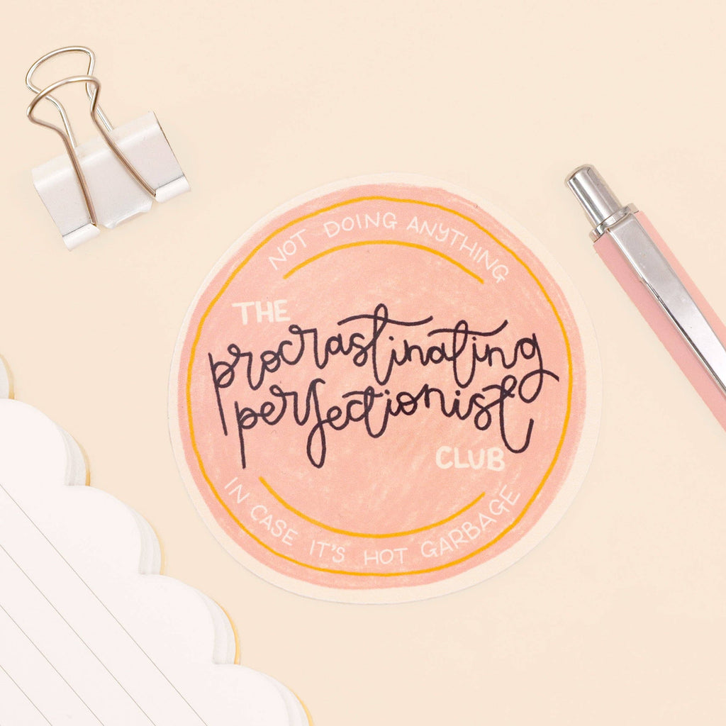 Oh, Laura Vinyl sticker - procrastinating perfectionist