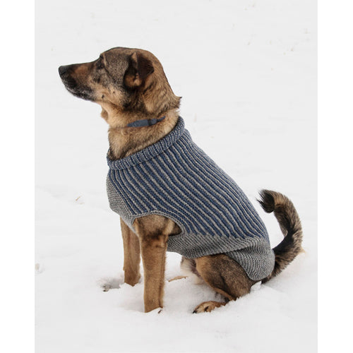 Bird Island Dog Sweater - Woolstok Printed Pattern