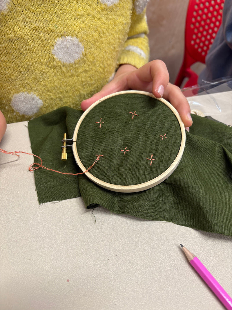 Kids Craft Session - Simple Embroidery