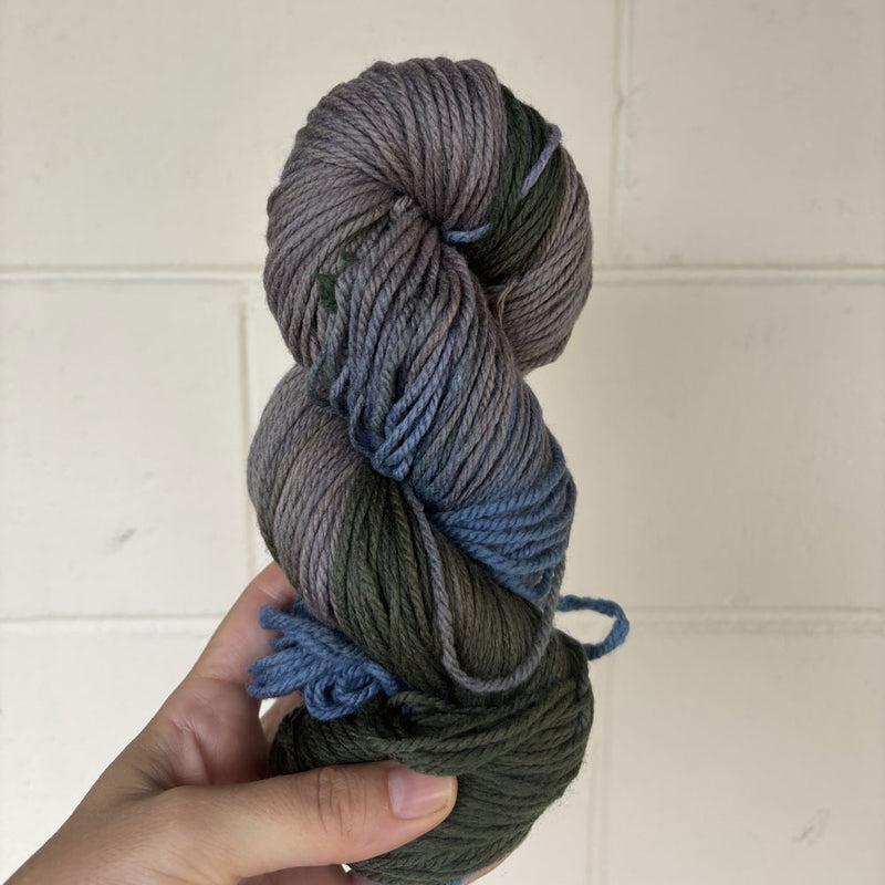 Hand-dyed 10ply - mountain - Re-loved