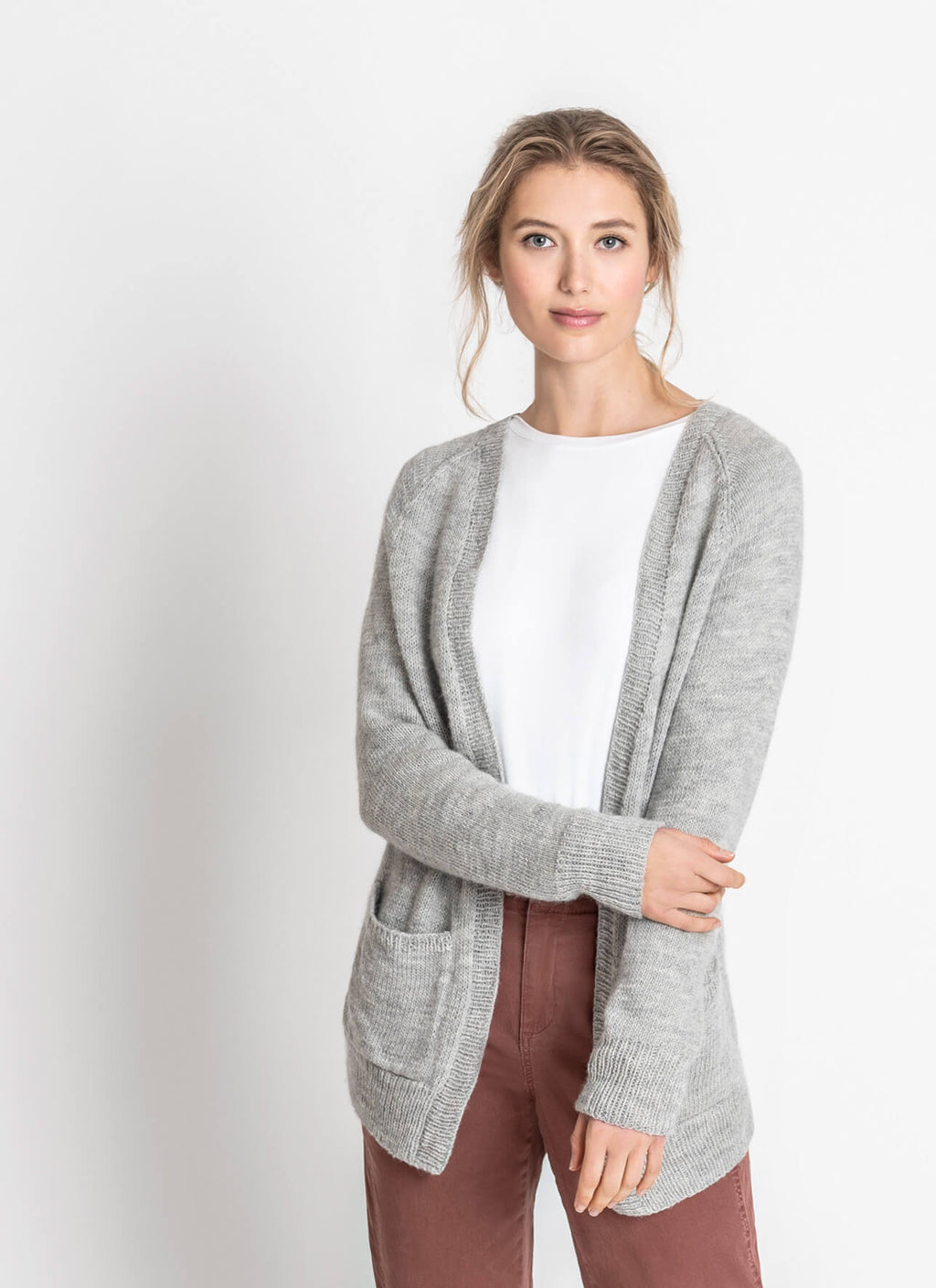 New London Cardigan - Woolstok Printed Pattern