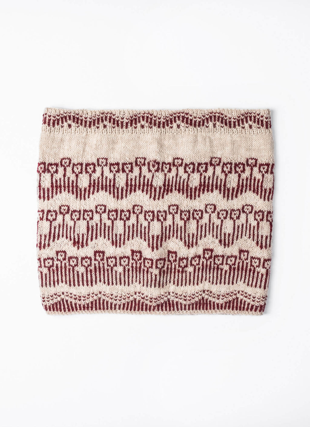 Poppy Fields Cowl - Woolstok Printed Pattern