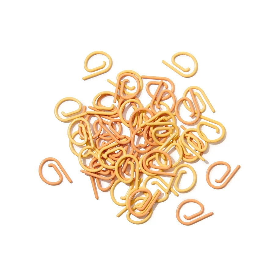 SOHMO Snail Stitch Markers - Open Swirl Markers for Knitting and Crochet