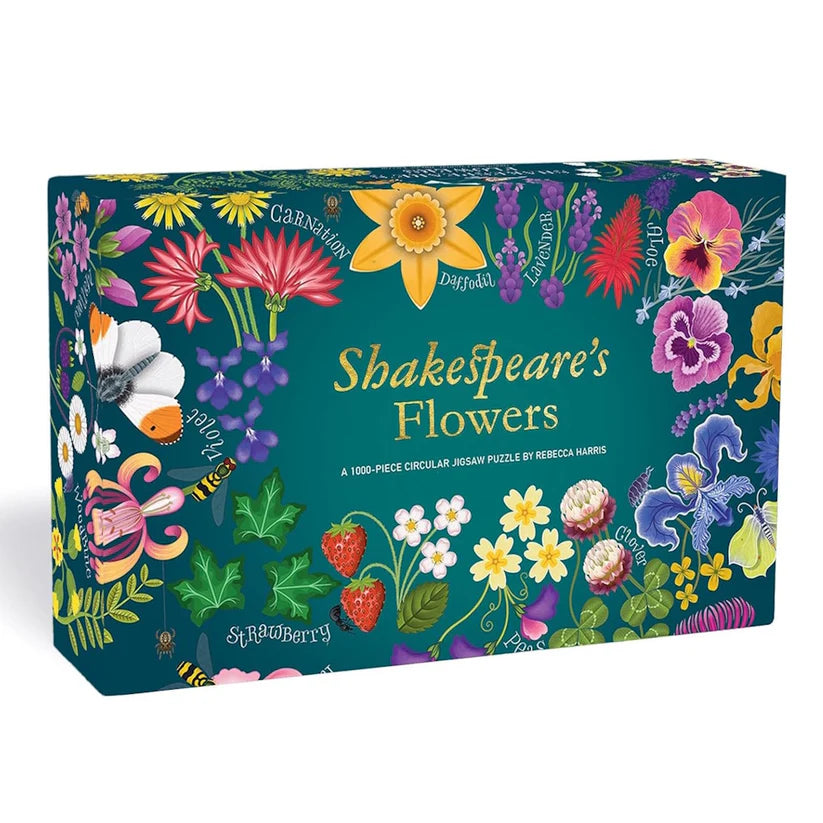Thames & Hudson - Shakespeares Flowers 1,000 pc Round Puzzle