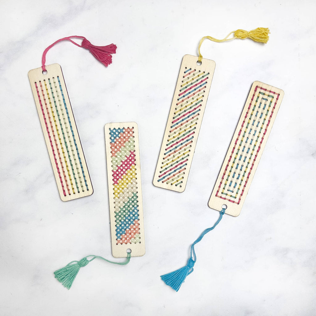 Cotton Twist - DIY Craft Kit - Kids: Make Your Own Stitched Tassel Bookmark