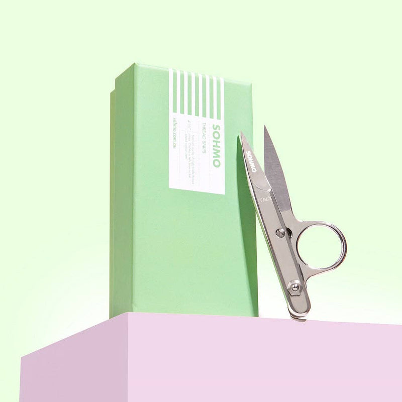 SOHMO Thread Snips - Italian Spring-Loaded Snips with Knife-Edge Blade