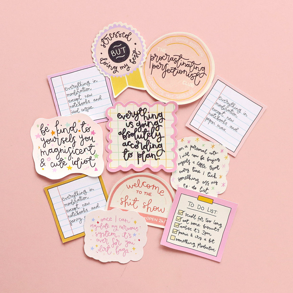 Oh, Laura Vinyl sticker - procrastinating perfectionist