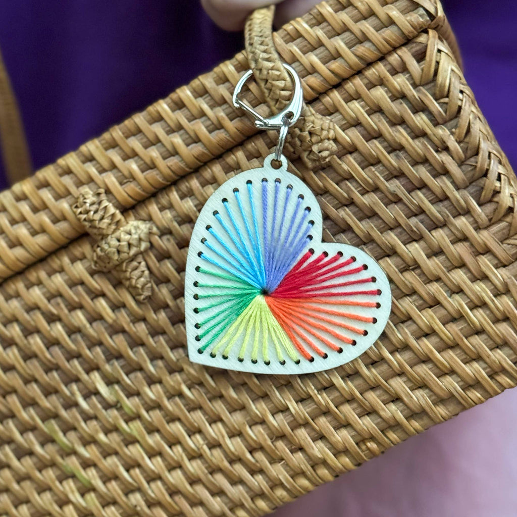 Cotton Twist - Heart Keyring Craft Kit