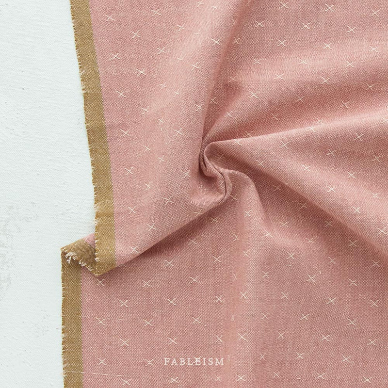 Sprout Woven - Fableism Fabric - Wild Rose
