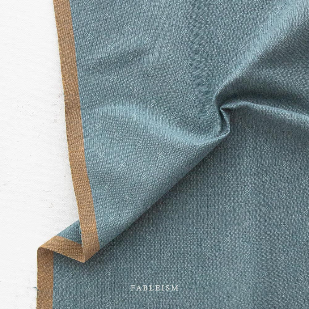 Sprout Woven - Fableism Fabric - Ocean