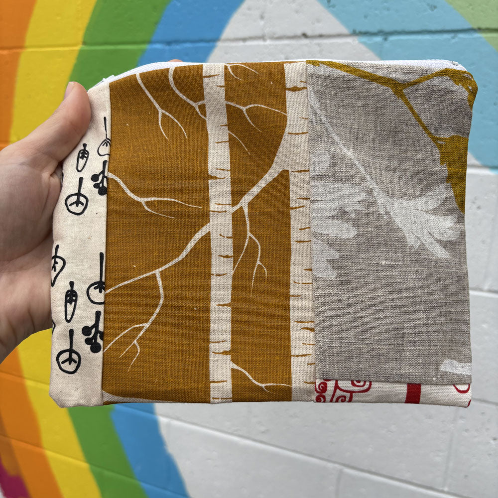 Nothing New Zip Pouch - Fussy Ink and Spindle