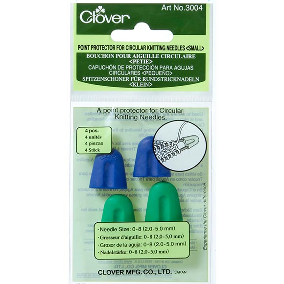 Clover Point Protectors for Circular Needles (Small and Large)