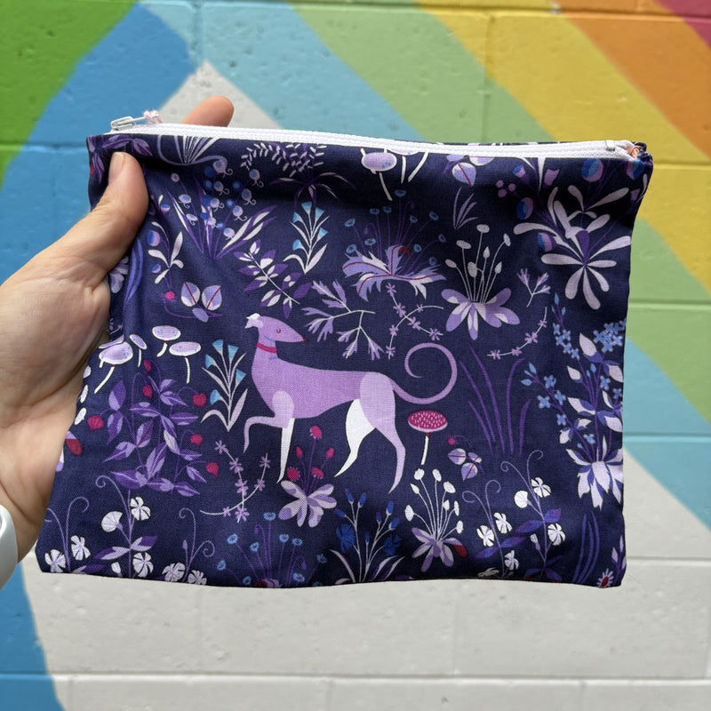 Nothing New Zip Pouch - Purple Unicorn