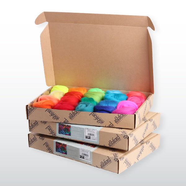 Ashford Corriedale Fibre Sampler Packs