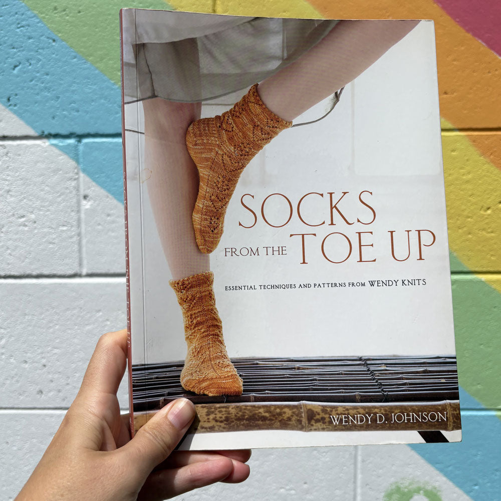 Socks from the toe up - Re-loved