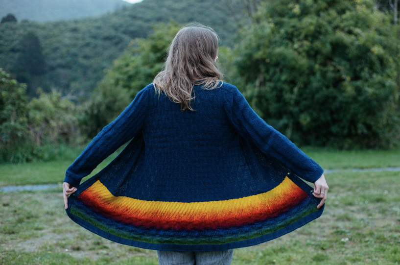 Alpine Sunset Jacket - pattern by Margaret Stove